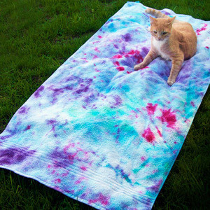 Tie Dye Yöntemi ile Havlu Süsleme